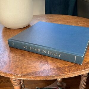 At Home in Italy Photography Dark Blue Coffee Table Book